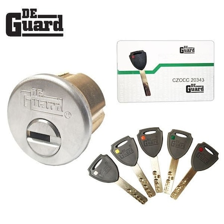 Deguard High Security Rim/Mortise Combo - 1-1/4" - 26D DMRH-03-26D